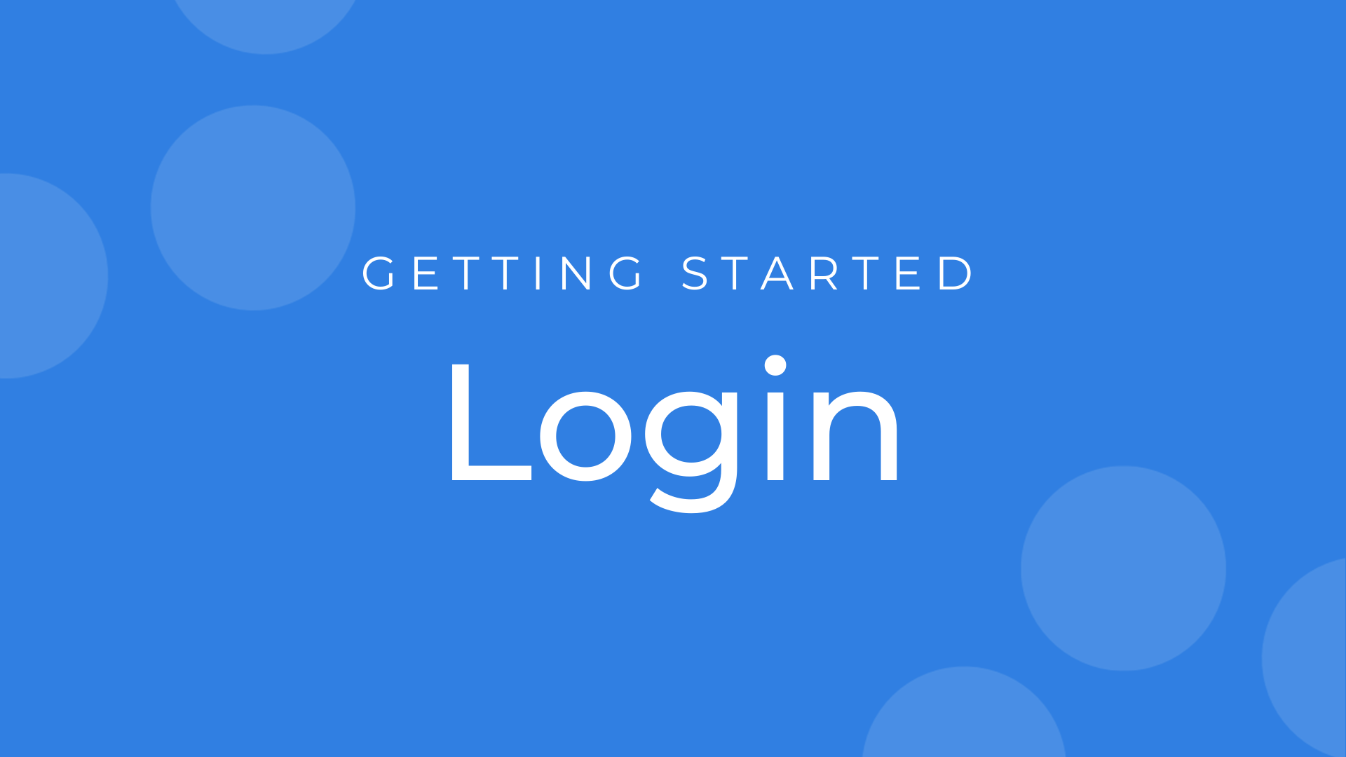 Login