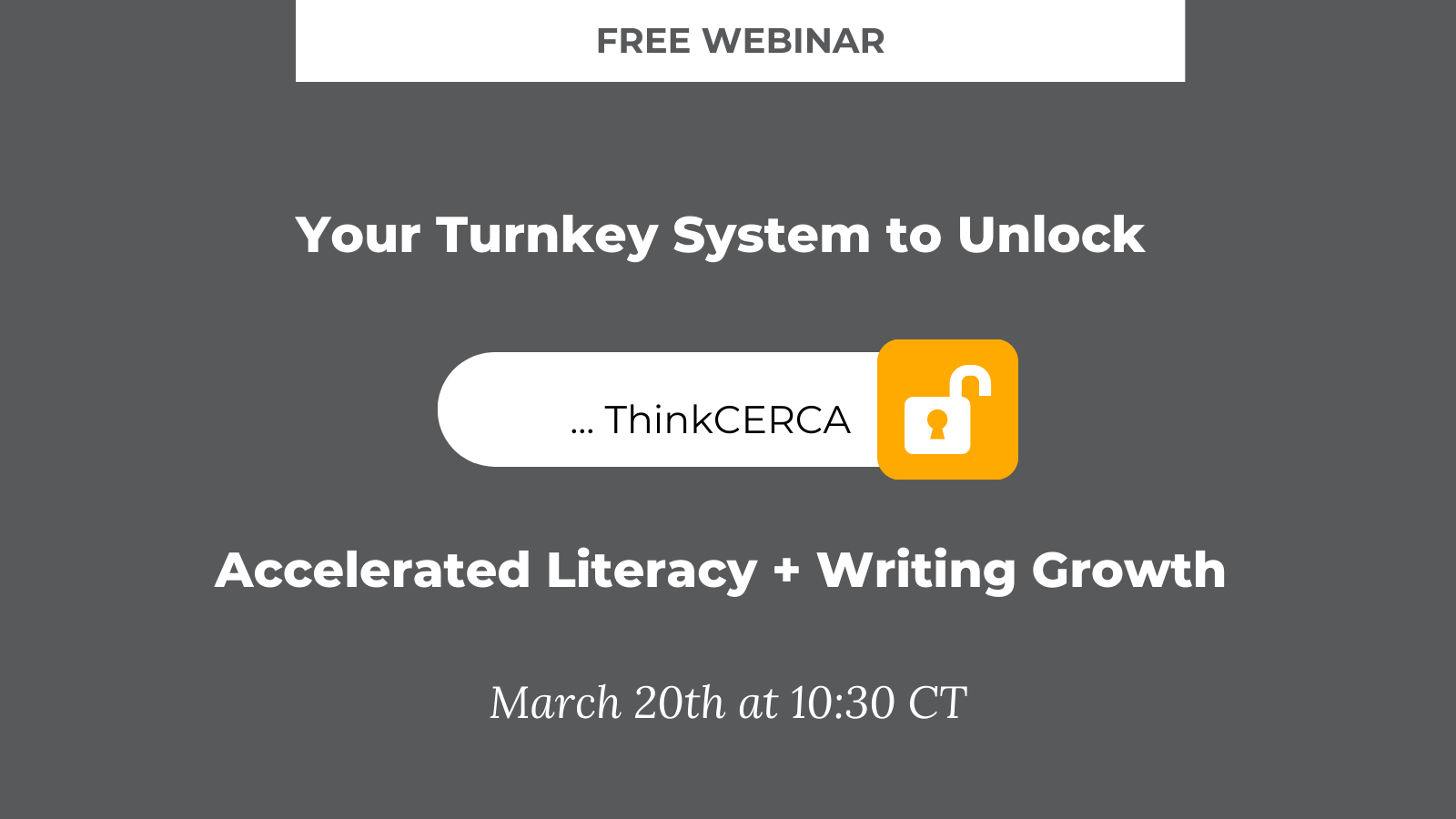 Here's Your Turnkey System to Unlock Accelerated Literacy + Writing Growth 